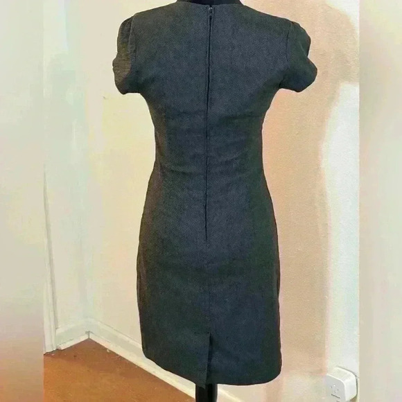 Lovely Day Dark Grey Cold Shoulder Midi Dress - Picture 2 of 6